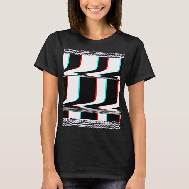 Glitch art t-shirt (Front)