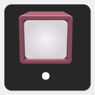 Glitch bag furniture simply pink storage display b square sticker