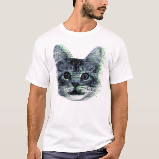 Glitch cat T-Shirt (Front)