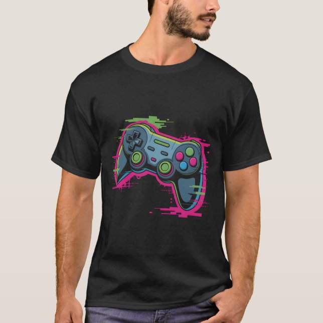 Glitch Controller T-Shirt (Front)