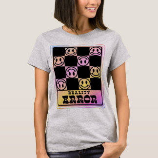 Glitch Core Happy Faces T-Shirt