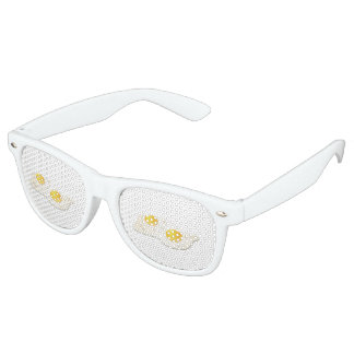 Glitch Food fried eggs Retro Sunglasses