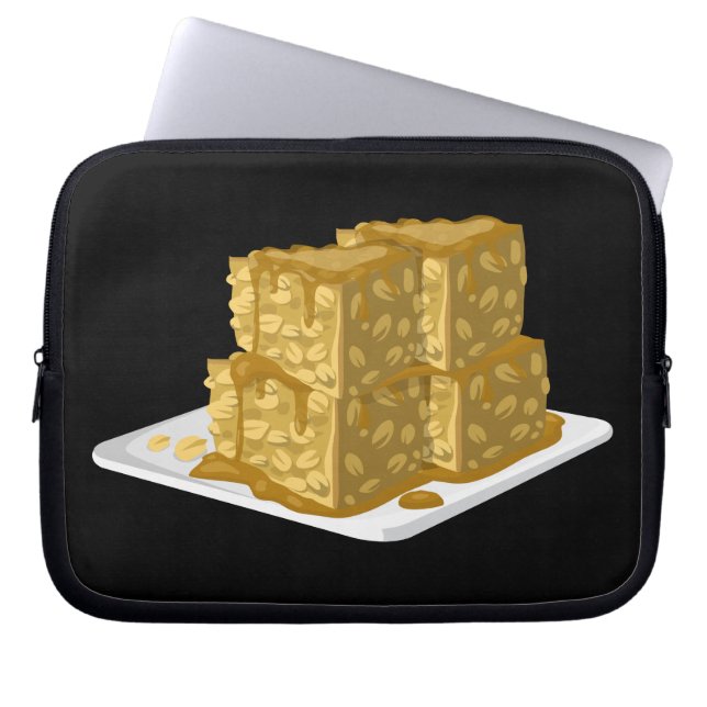 Glitch Food oaty cake Laptop Sleeve (Front)
