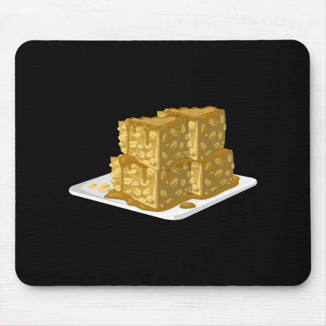 Glitch Food oaty cake Mouse Pad (Front)