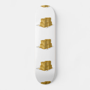 Glitch Food oaty cake Skateboard Deck