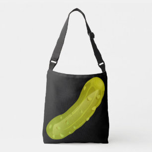 Glitch Food pickle Crossbody Bag