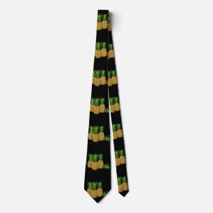 Glitch Food pineapple Neck Tie