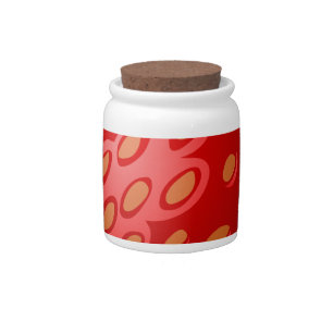 Glitch Food strawberry Candy Jar