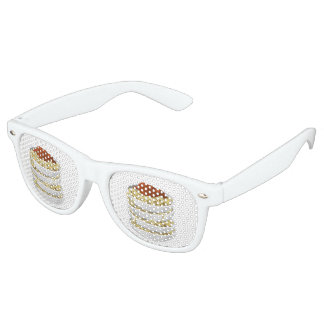 Glitch Food tasty pasta Retro Sunglasses