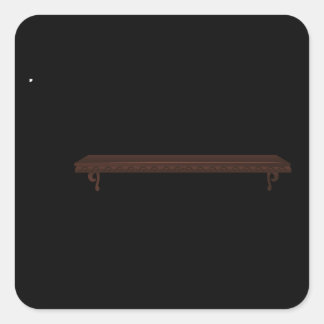 Glitch Furniture bag trophycase fancy Square Sticker