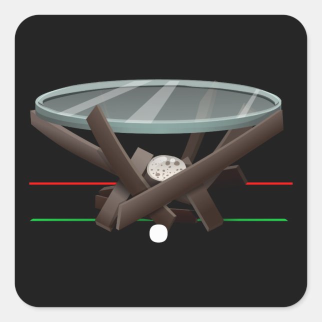 Glitch furniture sidetable rook nest side table square sticker (Front)