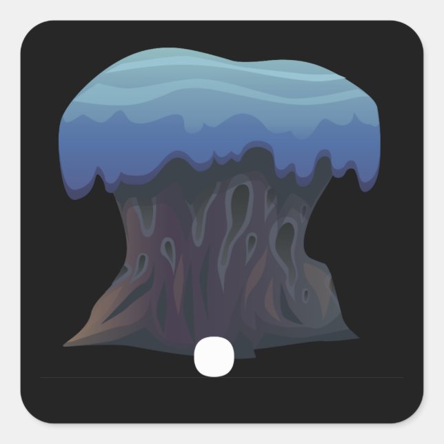 Glitch furniture sidetable uralia pedestal square sticker (Front)