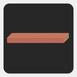 Glitch furniture tabledeco  test blocko wide red square sticker