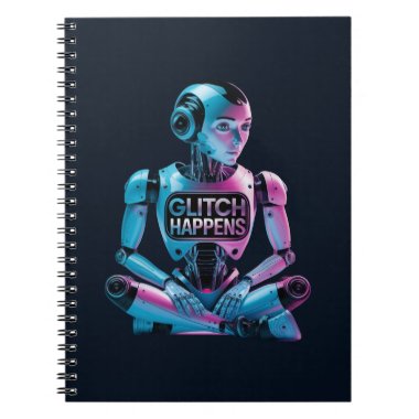 ❤️GLITCH HAPPENS! Funny Ai Chatbot Companion Memes Notebook