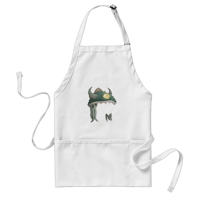 Glitch Lem Mask Adult Apron (Front)