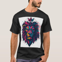 "Glitch Lion: Futuristic Fashion"