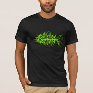 Glitch Pixel Code Fish  T-Shirt