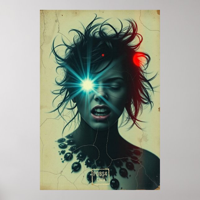 Glitch Siren: Cyber Vision Poster (Front)