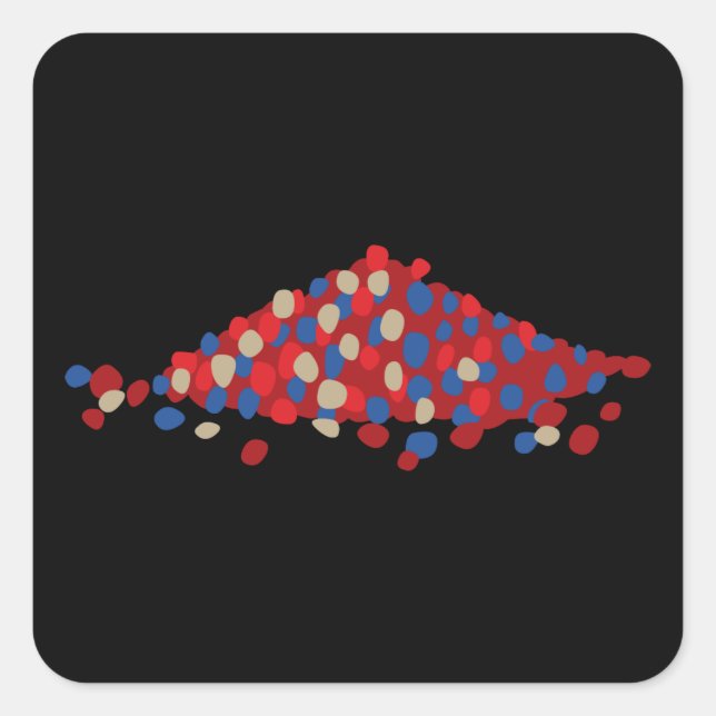 Glitch Spices older spice Square Sticker (Front)