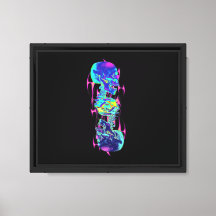 Glitch Spine - Cyberpunk Skeleton