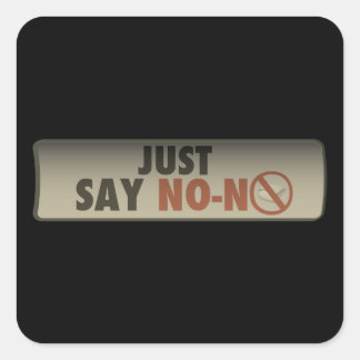 Glitch Subway subway ad 1 Square Sticker