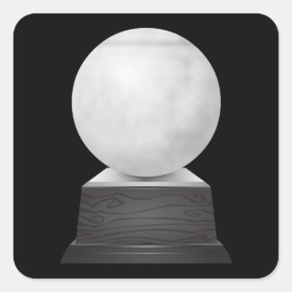 Glitch Trophies trophy bubble Square Sticker