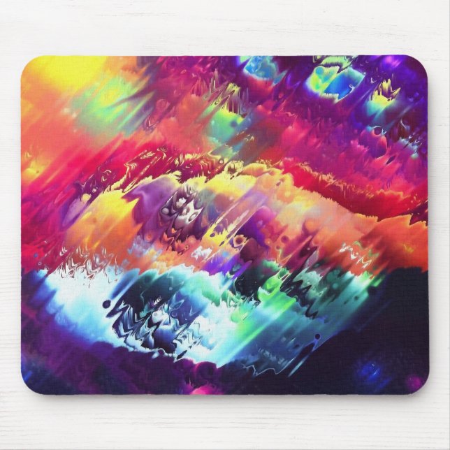 Glitch vision mouse pad (Front)