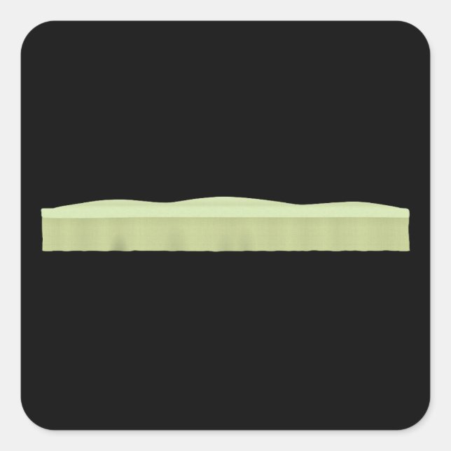 Glitch Wardrobia platform with skirt 1 Square Sticker (Front)