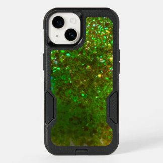 Glite glam green glitter Cell Phone Case! OtterBox iPhone 14 Case