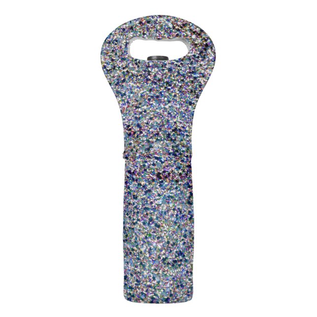 Glitter 02 Sparkle Shiny Shimmer Glitter Wine Bag (Front)