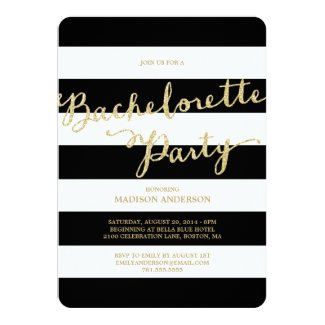 Glitter and Glam | Bachelorette Party Invitation