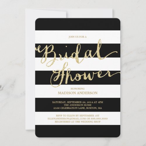 Glitter and Glam | Bridal Shower Invitation