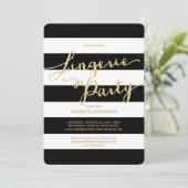 Glitter and Glam | Lingerie Party Invitation (Standing Front)