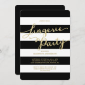 Glitter and Glam | Lingerie Party Invitation (Front/Back)