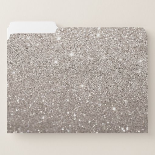 Glitter and Glamour Gold and Silver File Folder | Zazzle