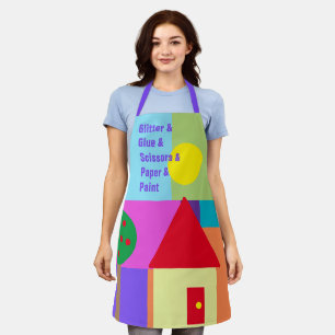 Glitter and Glue etc. Funny Crafting Apron