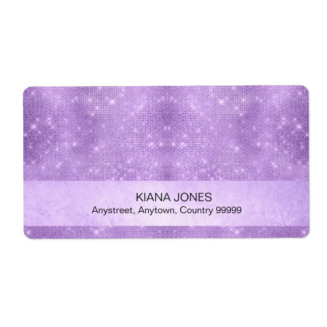 Glitter and Shine Gradient Teal/Pink ID673 Label (Front)