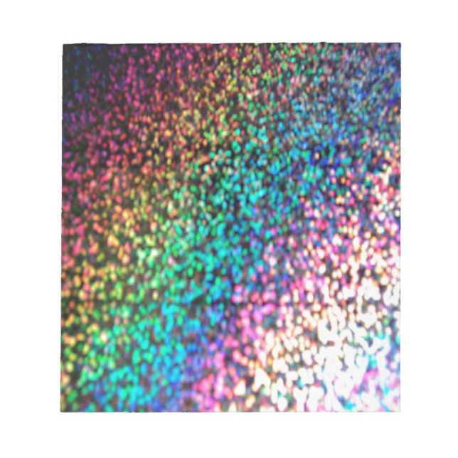 Glitter And Sparkles Notepad (Front)