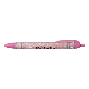 Glitter and Stripes Pen