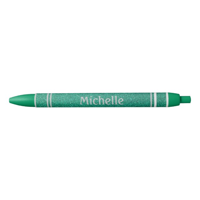Glitter and Stripes Pen (Front)