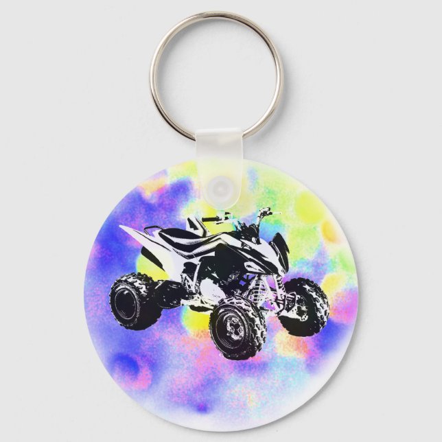 Glitter ATV Keychain (Front)