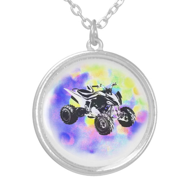Glitter ATV Necklace (Front)