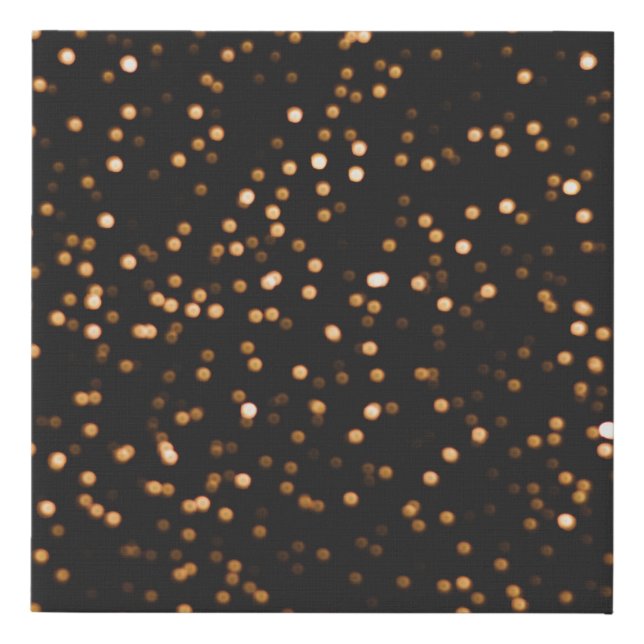 Glitter background gold texture faux canvas print (Front)