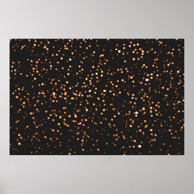 Glitter background gold texture poster (Front)