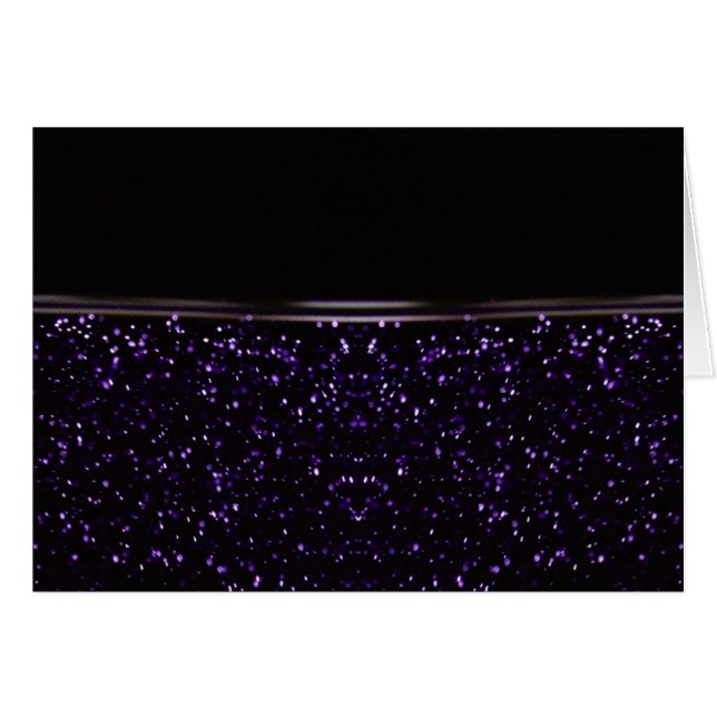 Glitter Background - Purple Cards (Front Horizontal)