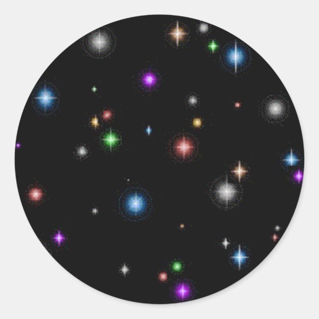 Glitter Backgrounds | GraphicsGrotto-45 Classic Round Sticker (Front)