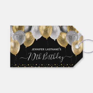 70th Birthday Gift Tags & Gift Enclosures | Zazzle