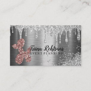Glitter Balloons Event Plannig Business Card