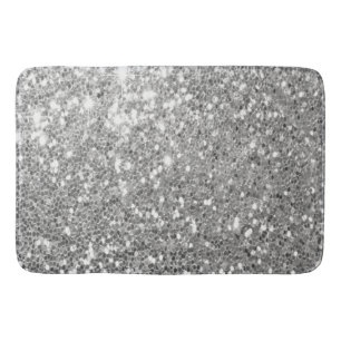 Glitter   bath mat