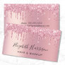 Glitter Beauty Pink Business Card